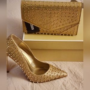 Steve madden pumps with matching purse